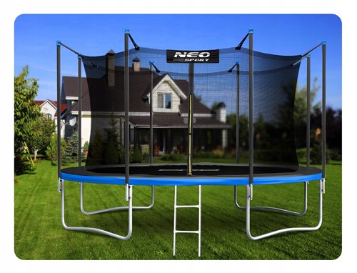 Trampolina ogrodowa NEO SPORT 15FT 465 cm z siatką wewnętrzną