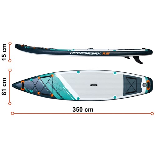 Neo-Sport Reefbreak 350 x 81 x 15 cm 170302