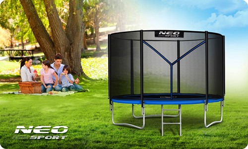 Trampolina ogrodowa NEO SPORT 8FT 252 cm