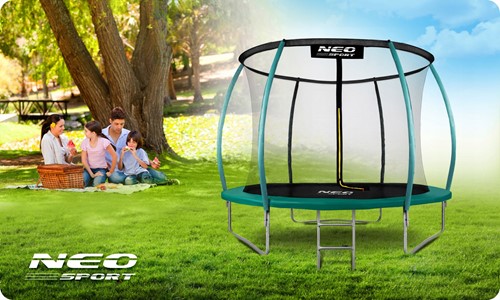 Trampolina ogrodowa profilowana NEO SPORT 10FT 312 cm 