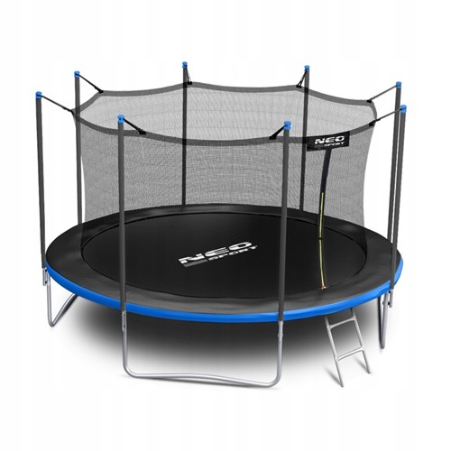 Trampolina ogrodowa NEO SPORT 12FT 374 cm z siatką wewnętrzną