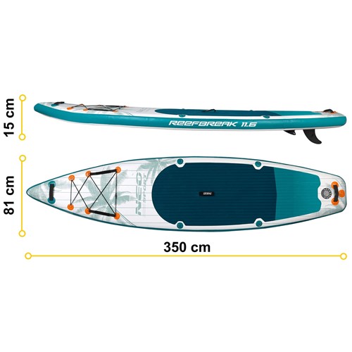 Neo-Sport Reefbreak 350 x 81 x 15 cm 170305