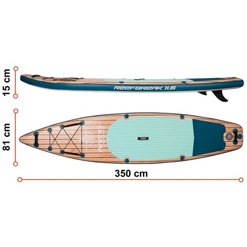 Neo-Sport Reefbreak 350 x 81 x 15 cm 170304