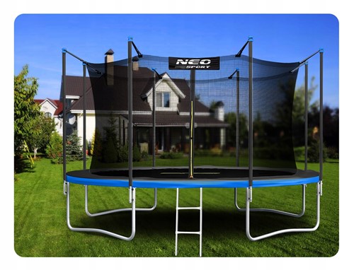 Trampolina ogrodowa NEO SPORT 13FT 404 cm z siatką wewnętrzną