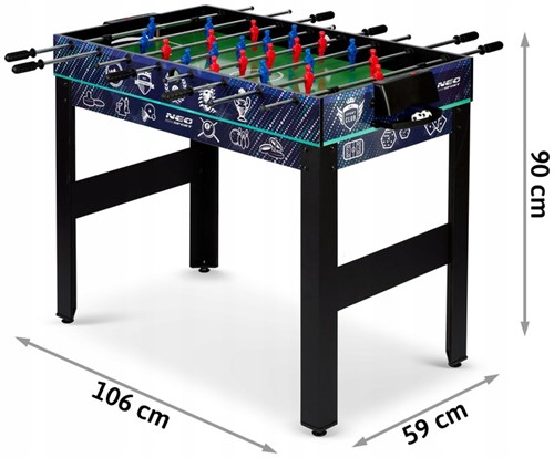 Stół do gry multi 12w1 Neo Sport NS-801 czarny