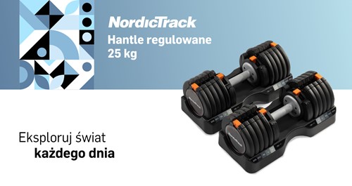 Hantle regulowane NordicTrack 25 kg