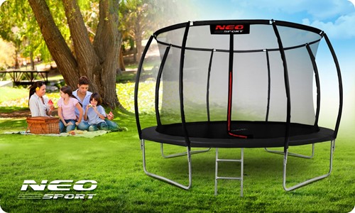 Trampolina ogrodowa NEO SPORT 12FT 374 cm