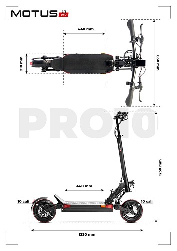 Hulajnoga elektryczna Motus Pro 10